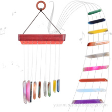 Natural 9 Agate Stick Wind Chime for Gifts